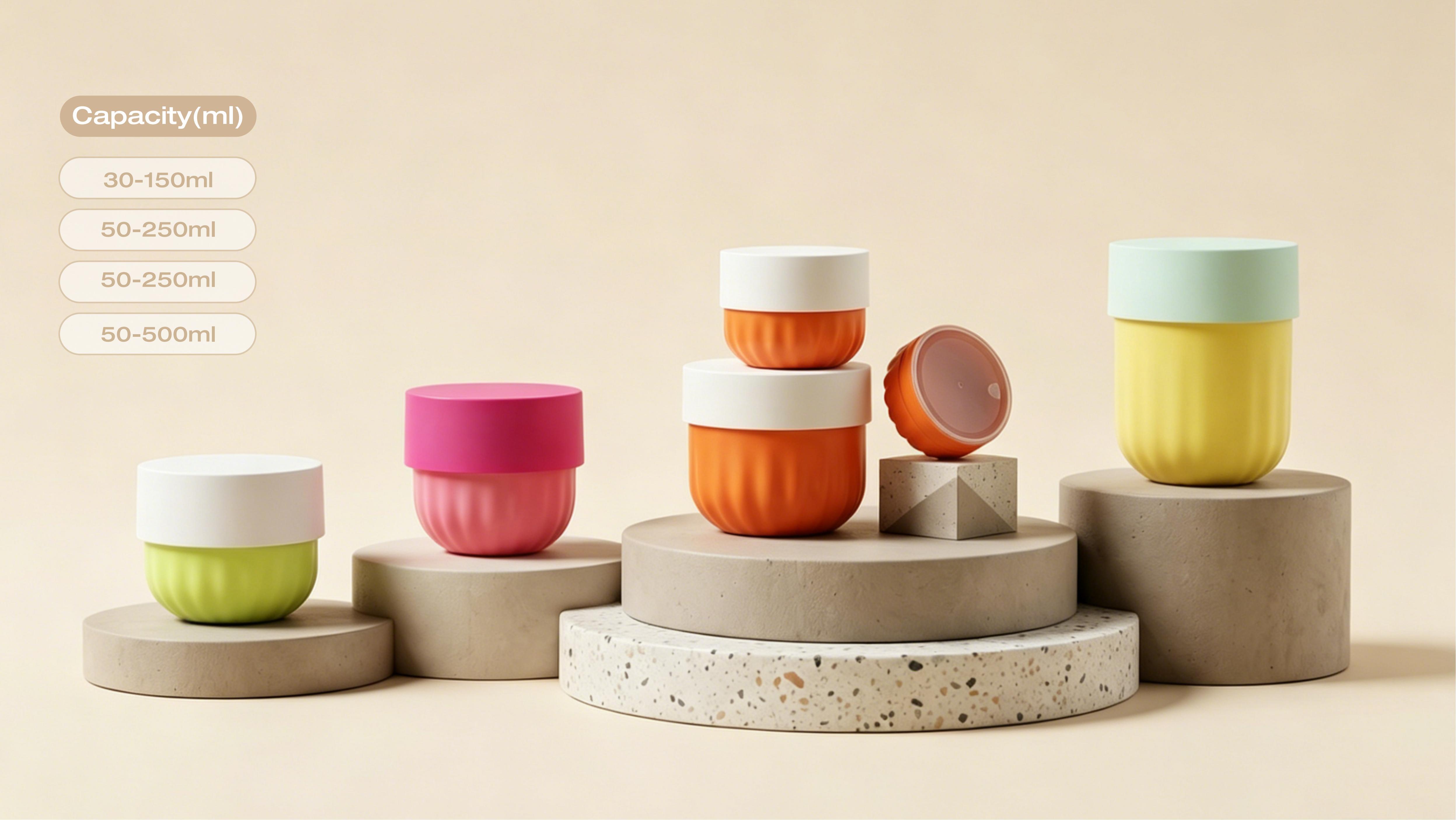 Qualité Pot de crème cosmétique usine