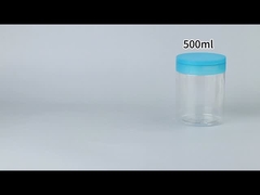 Pot à crème cosmétique PET personnalisé avec bouchon à vis