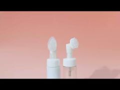 Nettoyeur facial cosmétique vide 100 ml, 150 ml, 200 ml bouteille de mousse en plastique transparent