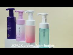 JXPACK bouteilles en mousse plastique PET de haute qualité, contenants pour désinfectant pour les mains, nettoyant pour le visage, corps w