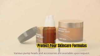 Fabricant d'ensembles de bouteilles cosmétiques Amber PET | Spray, lotion, bouteille de toner et pot de crème | Emballage OEM