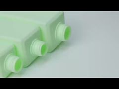 Bouteilles d'après-shampooing avec pompe — Bouteilles rechargeables carrées en PEHD | JXPACK