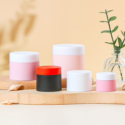 Des pots cosmétiques en plastique en PP écologiques, des emballages personnalisables pour les soins de la peau